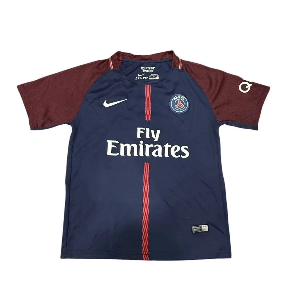 Nike PSG Neymar Jr 10 Youth 24 Dri-FIT Soccer Jersey Paris Saint-Germain Blue XS